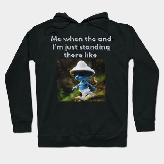 Discover Smurf Cat Meme Hoodie - We Live, We Love, We Lie