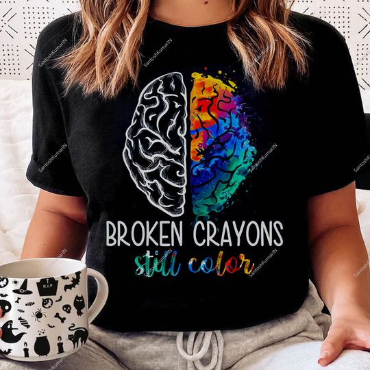 Discover Broken Crayons Still Color Shirt, Elementary