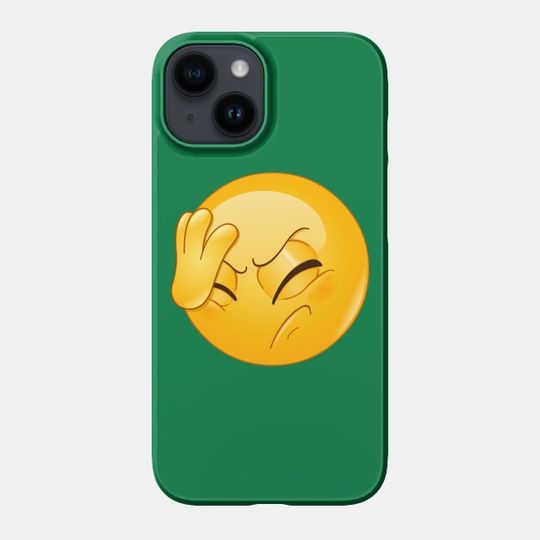 Discover Face Palm Emoji iPhone Case