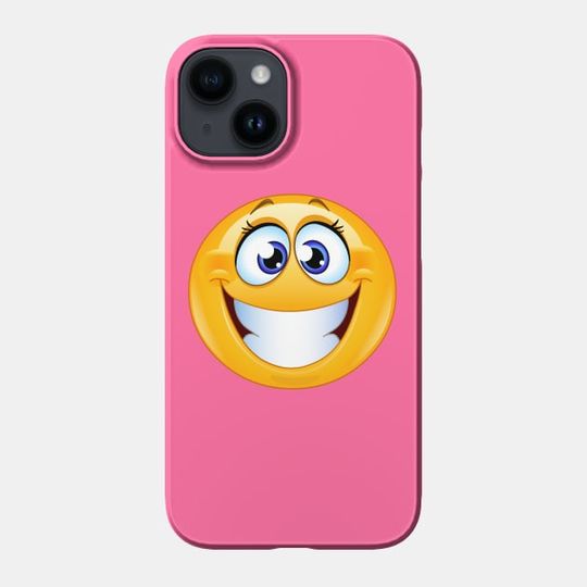 Discover Grinning Female Emoji iPhone Case