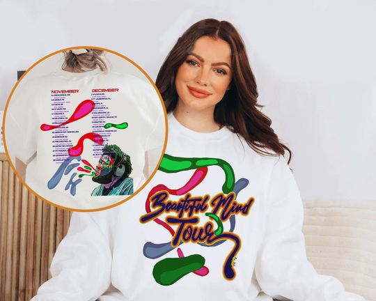 Discover Rod Wave Beautiful Mind Tour T-shirt 2023