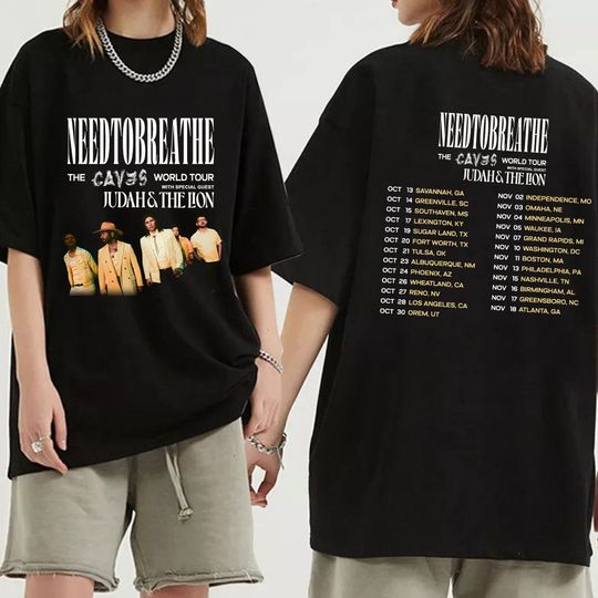 Discover Needtobreathe The Caves World Tour 2023 Shirt