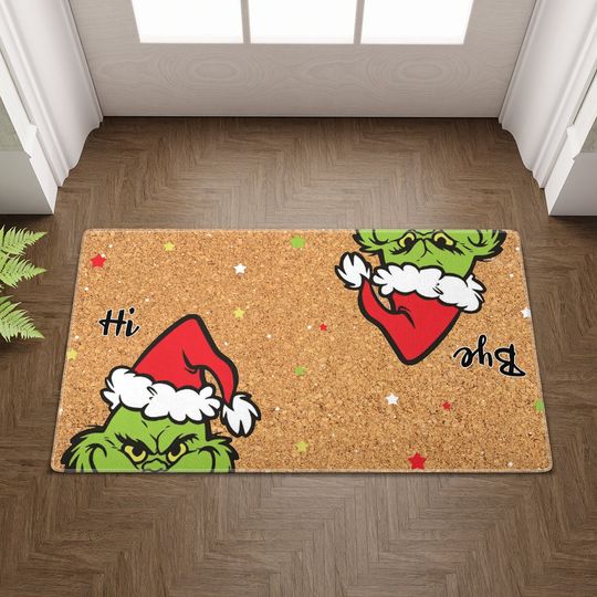 Discover Funny Christmas Character Doormat for Humor