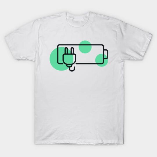 Discover battery - Battery Powered - T-Shirt