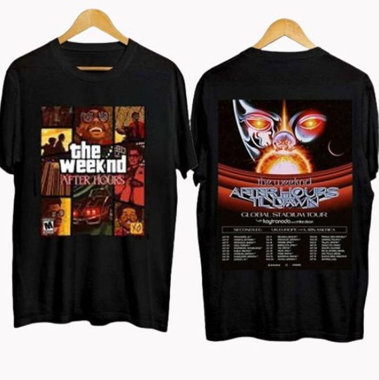 Discover Weeknds Two Sides Shirt, Weeknds After Hours Til Dawn Concert T Shirt