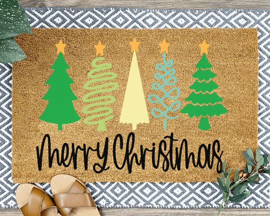 Discover Merry Christmas Welcome Mat Collection