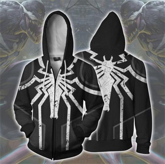 Discover Halloween Cosplay 3D Zip Hoodie