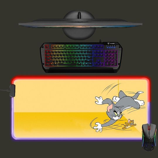 Discover Tom And Jerry led mouse mat, mouse pad