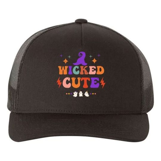 Discover Halloween Wicked Cute Trucker Hat