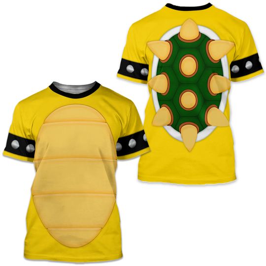 Discover King Bowser Super King Koopa 3D Tshirt