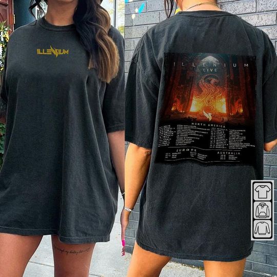 Discover Illenium World Tour 2023 Music T-Shirt
