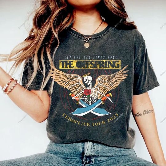Discover The Offspring Let The Bad Times Roll Tour 2023  Shirt, The Offspring Band Fan