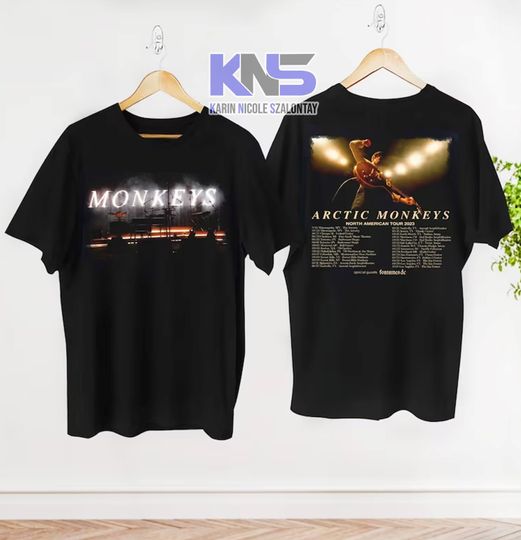 Discover Arctic Monkeys North American Tour 2023  Double Sides Shirt, Aesthetic Arctic Monkeys 2023 Tracklist tshirt