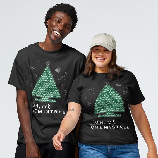 Discover Oh Chemistree - Green Periodic Table Fir Tree - Chemistry Classic T-Shirt