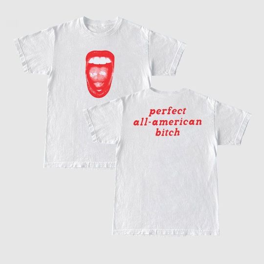 Discover Perfect All-American Bit.ch Shirt, Olivia Rodrigo Merch, Olivia Vintage