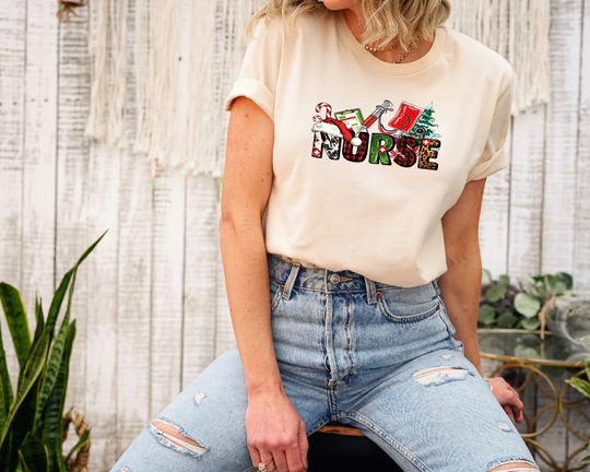 Discover Christmas Nurse Shirt, Nurse Sweatshirt, Christmas Nursing, Xmas Nursing Shir