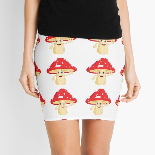 Discover Cute Mushroom Mini Skirt