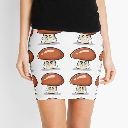 Discover Angry Mushroom Mini Skirt