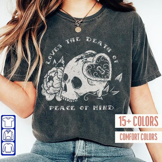 Discover Bad Omens Love's The Death Of Peace Of Mind T-Shirt