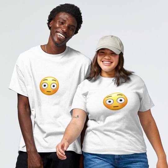 Discover Flushed Emoji T-Shirt