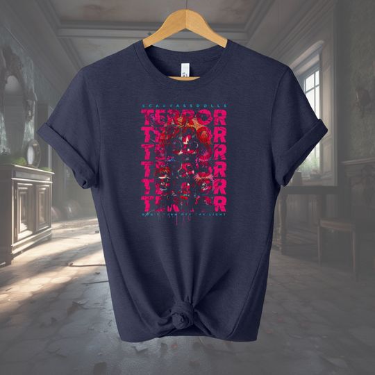 Discover Halloween Creepy Doll T-Shirt, Horror Movie Fan Gift