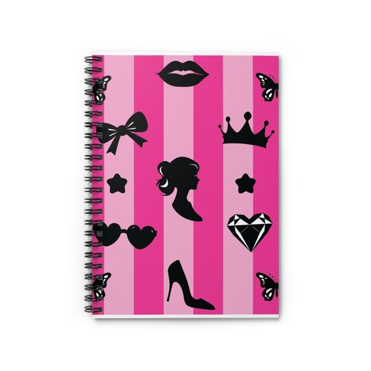Discover Barbie Theme Spiral Notebook - Ruled Line