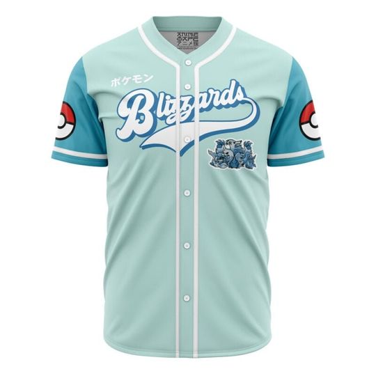 Discover Blizzards Ice Type PKM Baseball Jersey