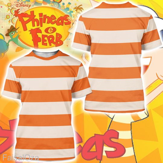 Discover Phineas Funny Movie 3D Costume Shirt, Cosplay Matching 3D Shirt