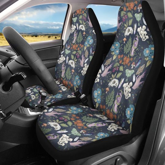 Discover Goblincore Dark Forest Car Seat Covers