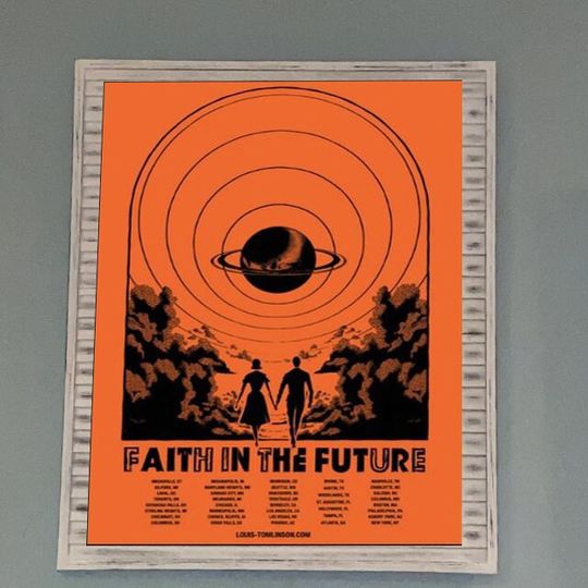 Discover Louis tomlinson faith in the future north America world tour 2023 poster
