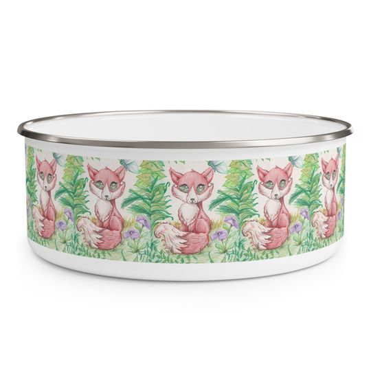 Discover First Fox Enamel Bowl