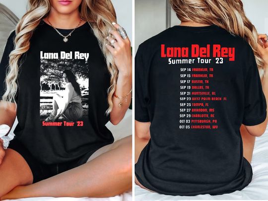 Discover Lana Del Rey Summer 2023 Tour T-Shirt