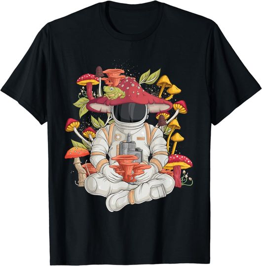 Discover Astronaut Cottagecore frog Aesthetic Men Women Graphic T-Shirt