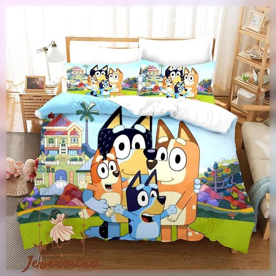 Discover BlueyDad Family Bedding Set