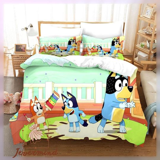 Discover BlueyDad Duvet Cover Set