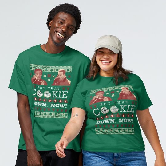 Discover Put That Cookie Down, Now! Ugly Sweater Design Classic T-Shirt