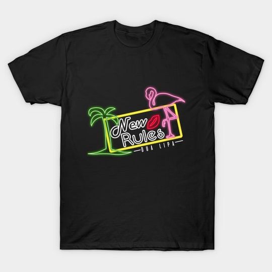 Discover New Rules Dua Lipa Musical T-Shirt