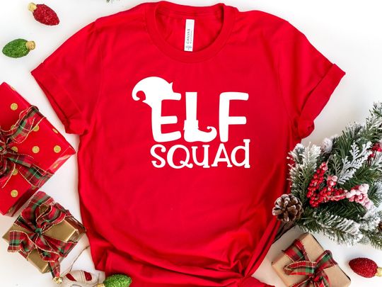 Discover Elf Squad T-Shirt, Elf Shirt, Holiday Shirt, Christmas Gift