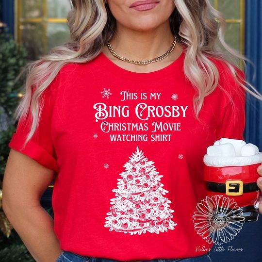 Discover This is my Bing Crosby Christmas Movie watching Shirt Unisex Tee Shirt