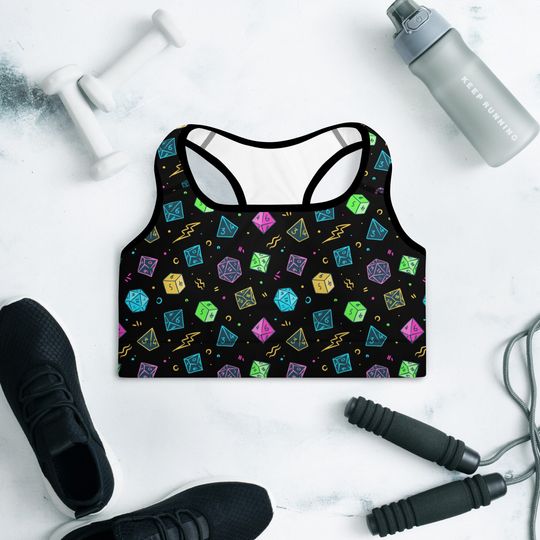 Discover Flower Print Seamless Sports Bra