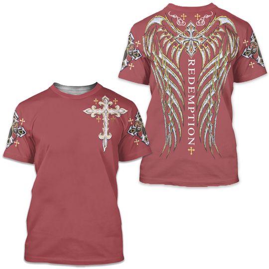 Discover ARCHAIC Men's Short Sleeve SPINE WINGS T-Shirt