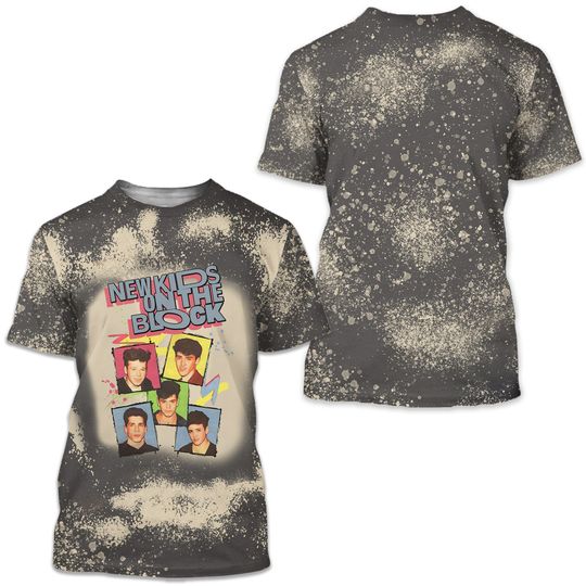 Discover Bleached NK on The Block 3d T Shirt