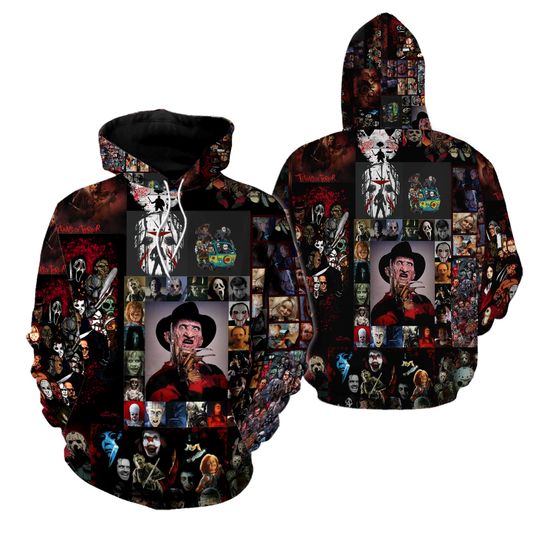 Discover Horror Movie 3D Hoodie