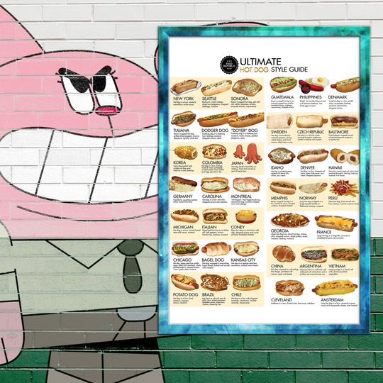 Discover Ultimate Hot Dogs Premium Matte Vertical Poster