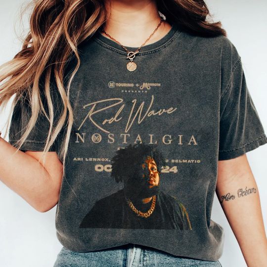 Discover Rod Wave By Your Side Shirt, Nostalgia Tour Graphic Tee