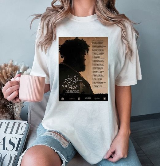 Discover Rod Wave Nostalgia Tour T-Shirt, Vintage Concert Shirt