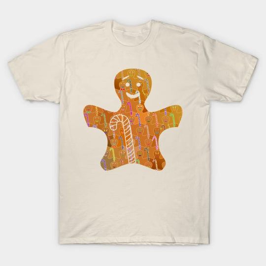 Discover Happy Gingerbread - Gingerbread - T-Shirt