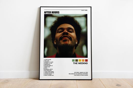 Discover Weeknds Posters , After Hours Poster , Weeknds, After Hours