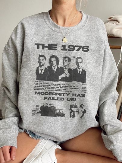 Discover Vintage The 1975 Band Tour 2023 Sweatshirt