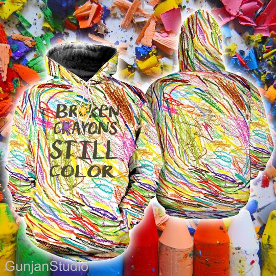 Discover Broken Crayons Still Color Shirt, Elementary Hoodie